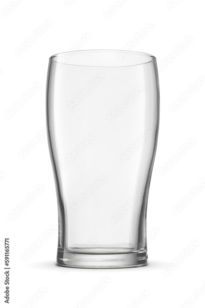 Empty drinking glass isolated on white background. Empty drinking glass isolated on white background.