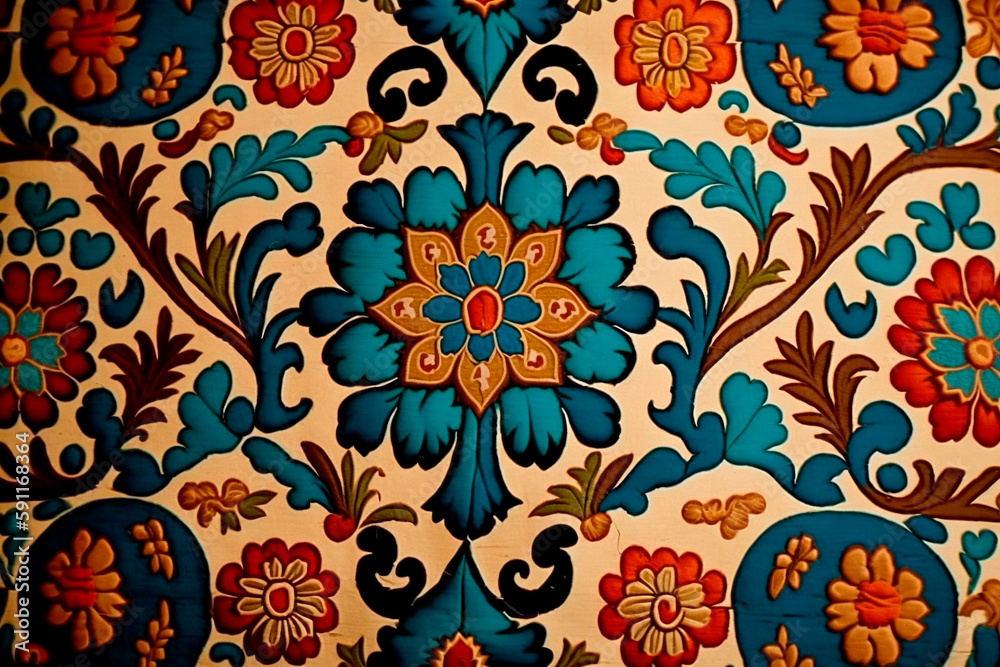 Uzbek fabric background Uzbek fabric background