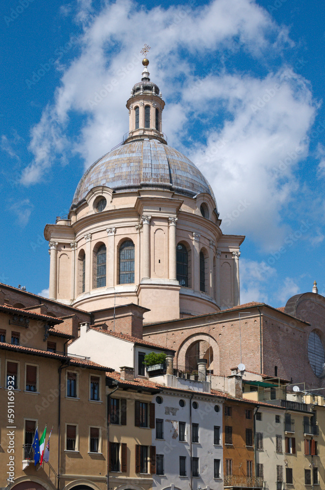 basilica of Sant'Andrea, Mantua, Lombardy, Italy