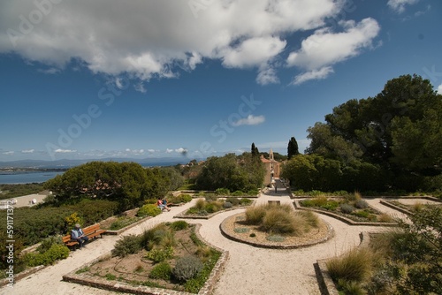 Park in Giens in Südfrankreich