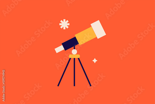  Surveyor   illustration in flat style design. Vector illustration.