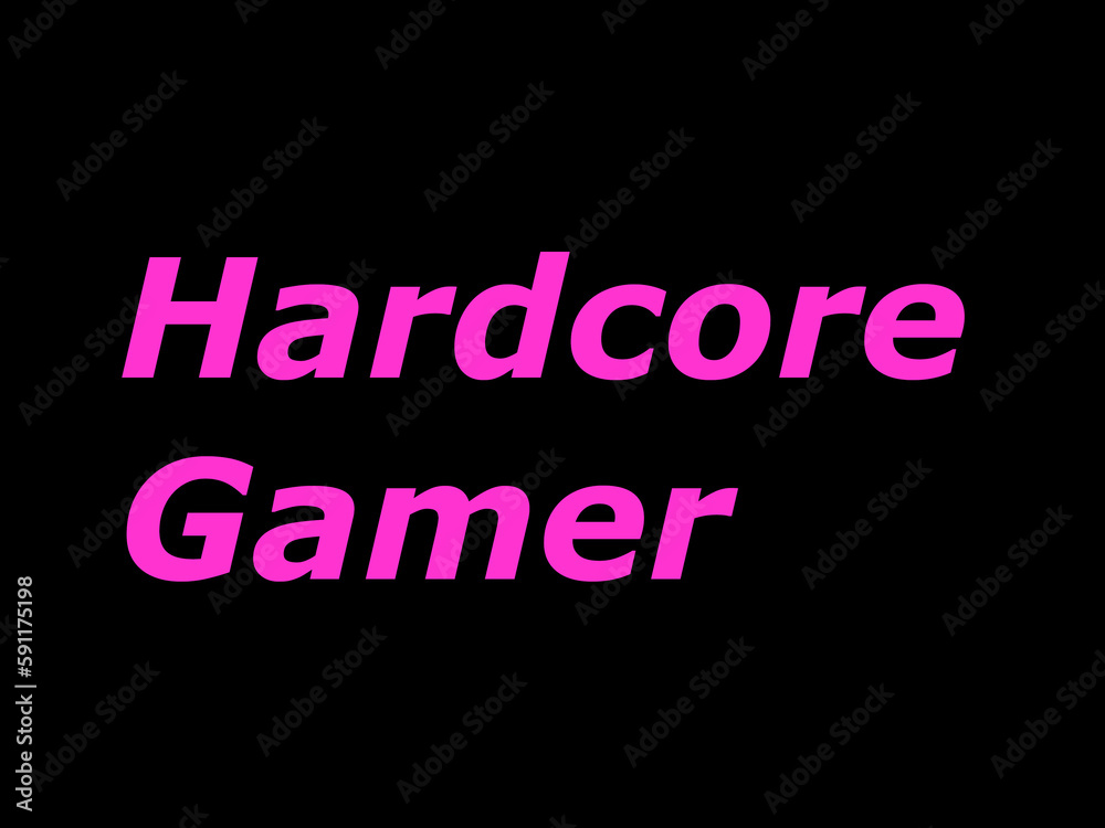 Hardcore gamer