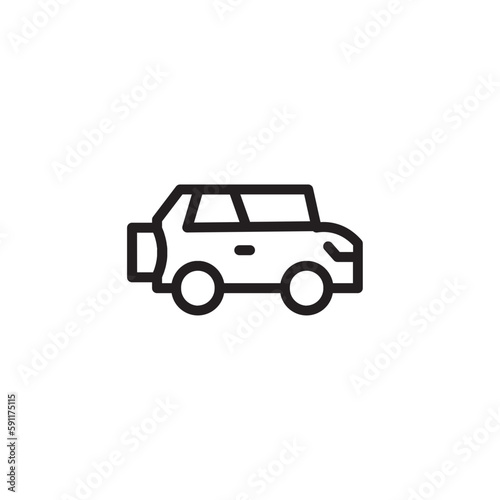 Transport Car Garage Outline Icon