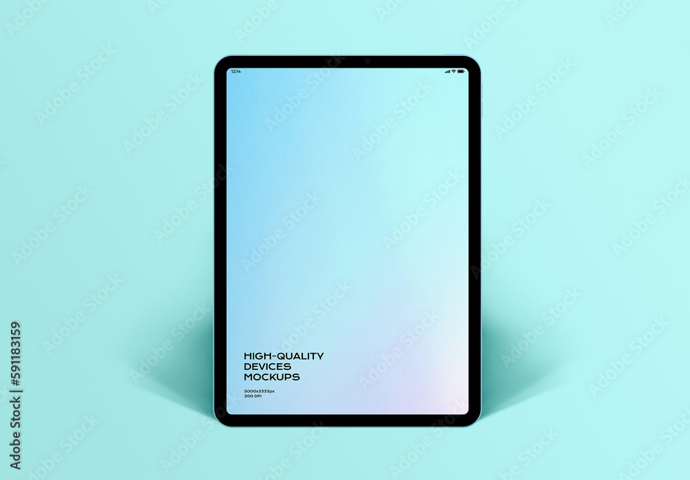 Tablet Mobile Display Computer Screen Device Mockup Template Stock ...