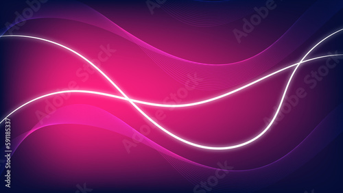 Stylish soft blue curve lines abstract background design, Abstract background with blue dynamic line wave design.