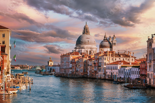 Sunset in Venice. Italy.
