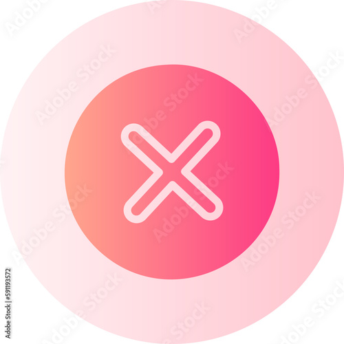 clear gradient icon