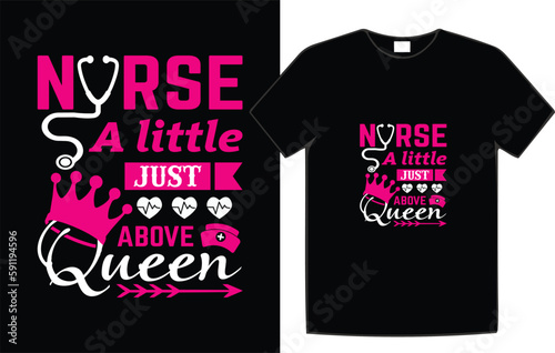 Nurse Typography T-Shirt Design