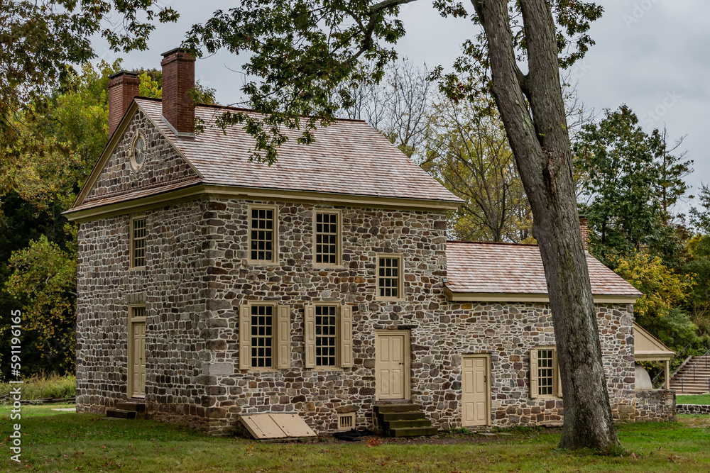 Isaac Potts House, Valley Forge Pennsylvania USA, Valley Forge, Pennsylvania