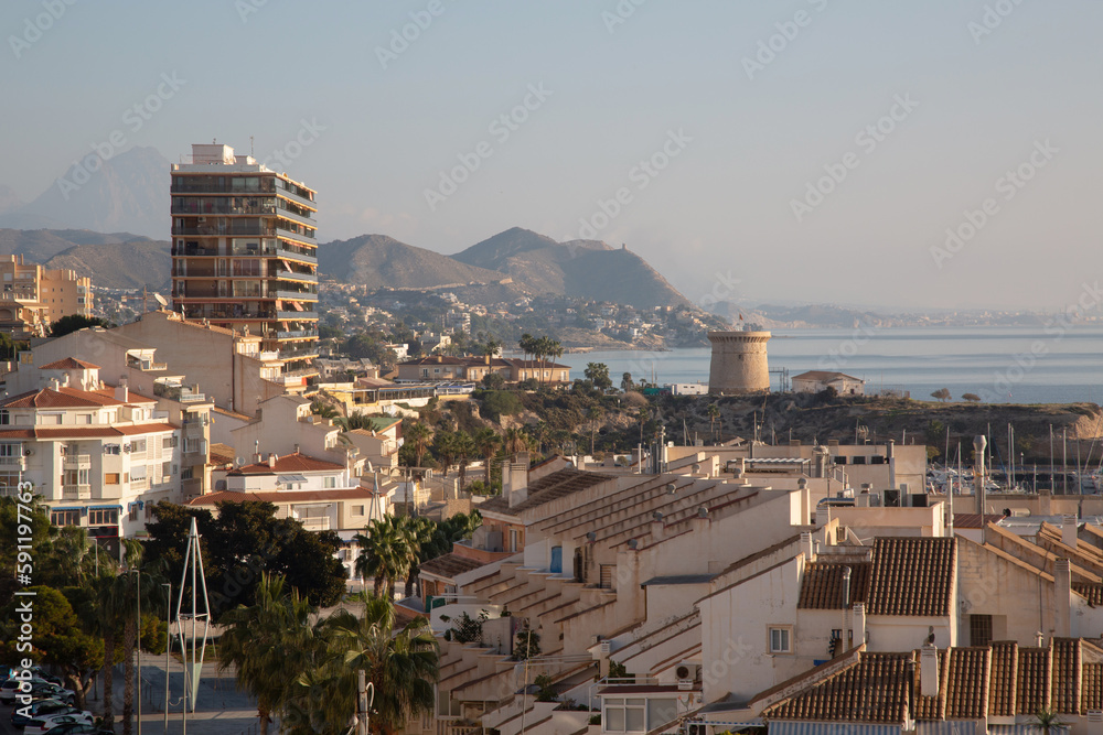 Rooftop View, and Port; El Campello; Alicante; Spain