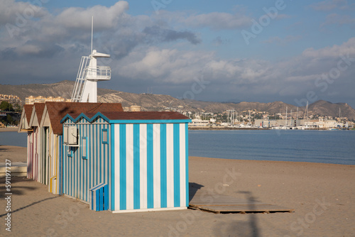 Beach Huts, El Campello, Alicante, Spain