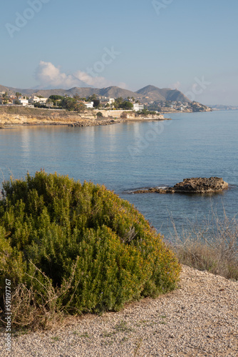 Obraz na płótnie Almadrava Beach; El Campello; Alicante; Spain w salonie
