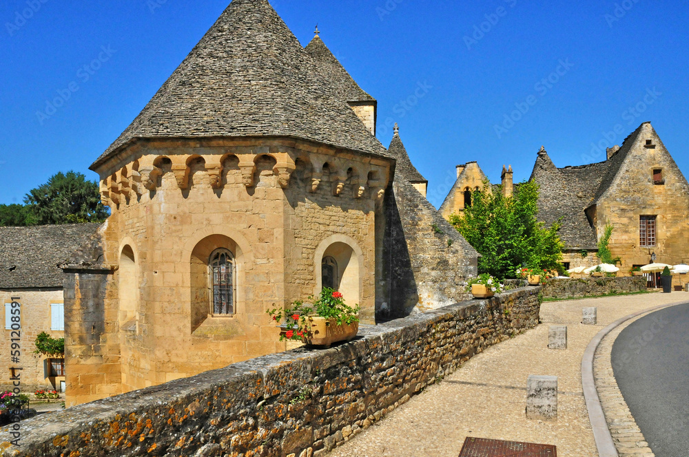 France, picturesque village of Saint Genies