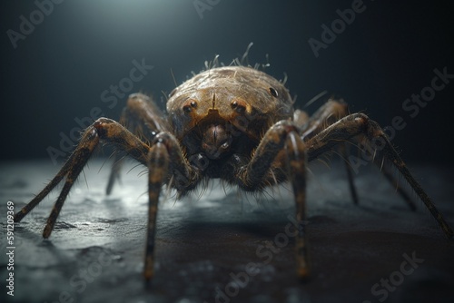 A detailed illustration of an insect or arachnid, Generative AI