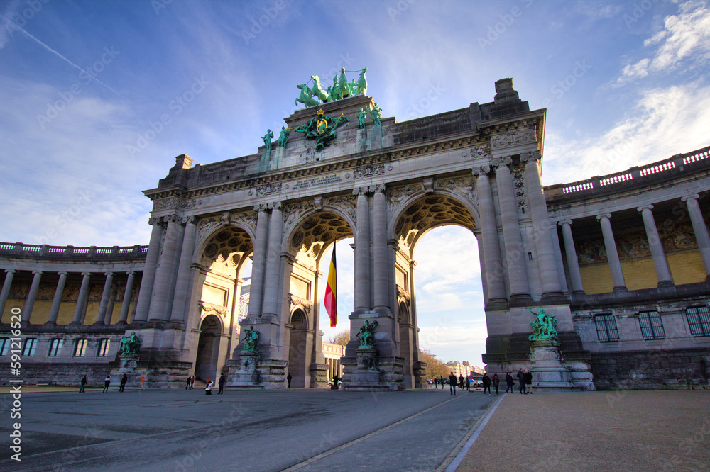 Fototapeta premium Parc du Cinquantenaire in Brussels