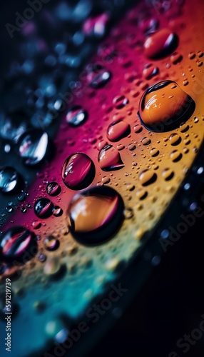 colourful water drops on material's glass, light, blue, color, celebration, sphere, gold, drop, bubbles, colorfull, shiny, black, macro, reflection, water, lights, wallpapers, background, beautiful, 