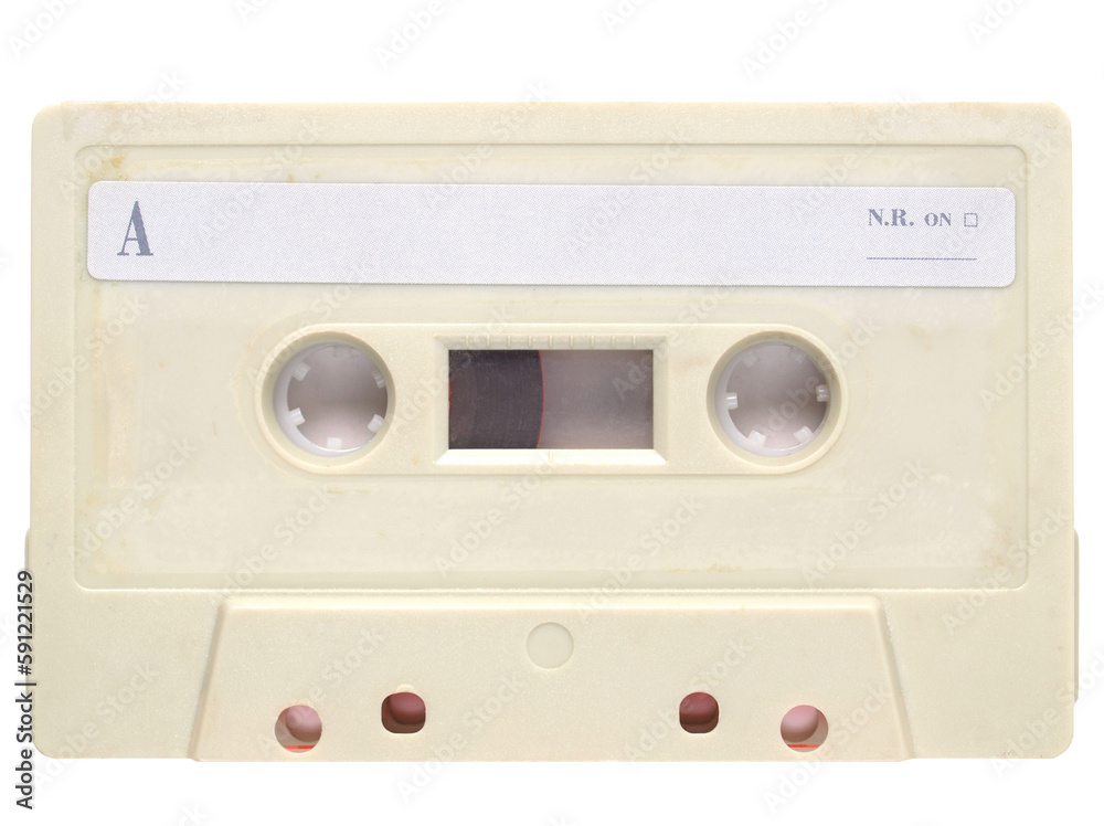 Fototapeta premium white tape cassette transparent PNG