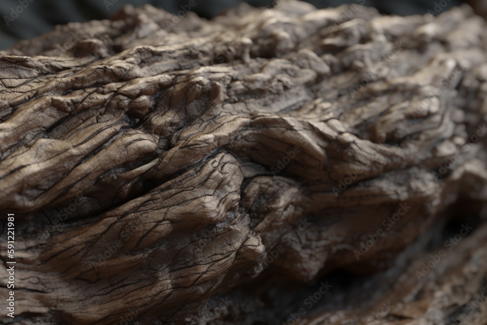 A close-up of a rough or rugged texture, such as rock or bark, Generative AI