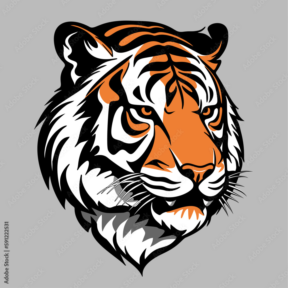 Tiger vector mascot