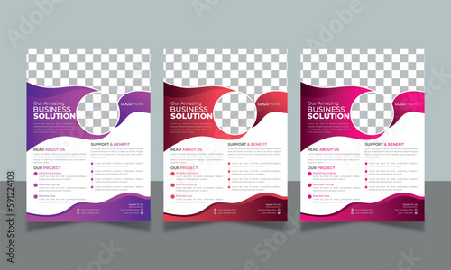 modern flyer design.