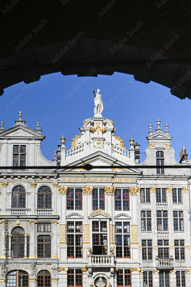 Obraz premium Belgique Bruxelles Grand place architecture tourisme gothique confrerie