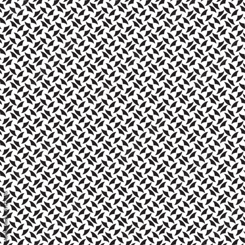 Vector seamless models. Modern stylish texture. Composition from regularly repeating geometrical element. Monochrome, simple. Vector illustrations.
