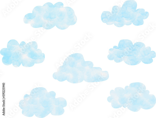 illustration of clouds