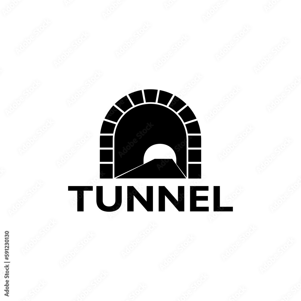 Road Tunnel icon isolated on transparent background Road Tunnel icon isolated on transparent background