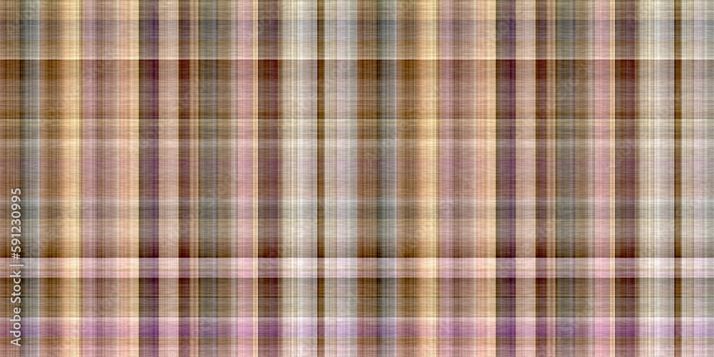 Tartan seamless border. Traditional gingham texture for natural trendy trim. Tartan seamless border. Traditional gingham texture for natural trendy trim.