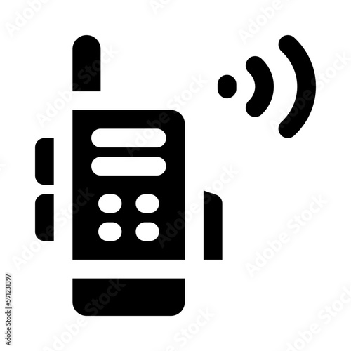 walkie talkie icon for your website, mobile, presentation, and logo design.