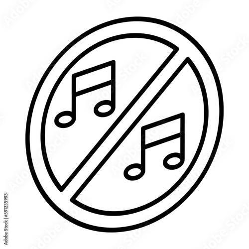 No Music Icon