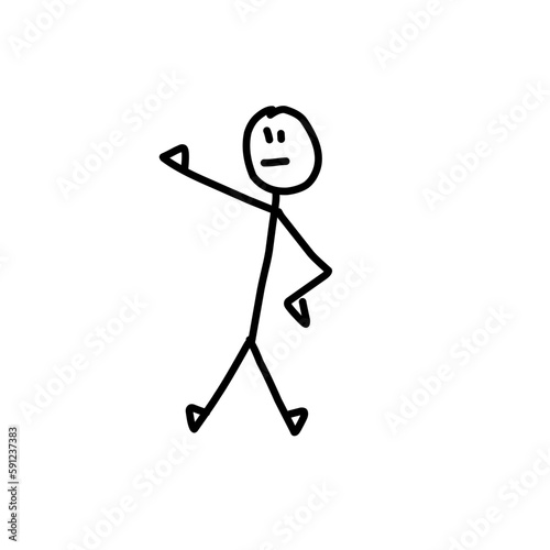 pictogram person, various poses, sketch drawing, stick figures people. stickman