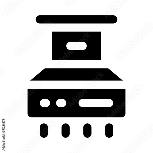 extractor hood icon for your website, mobile, presentation, and logo design.