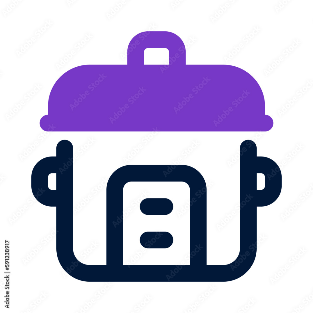 rice cooker icon for your website, mobile, presentation, and logo design.
