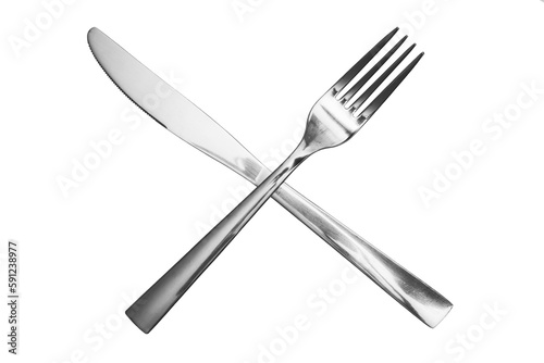 A Crossed Knife and Fork