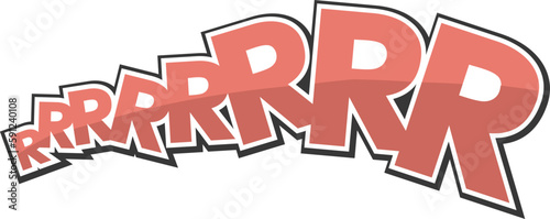 Design of onomatopoeia symbol