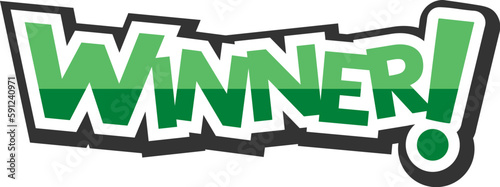 Design of winner message