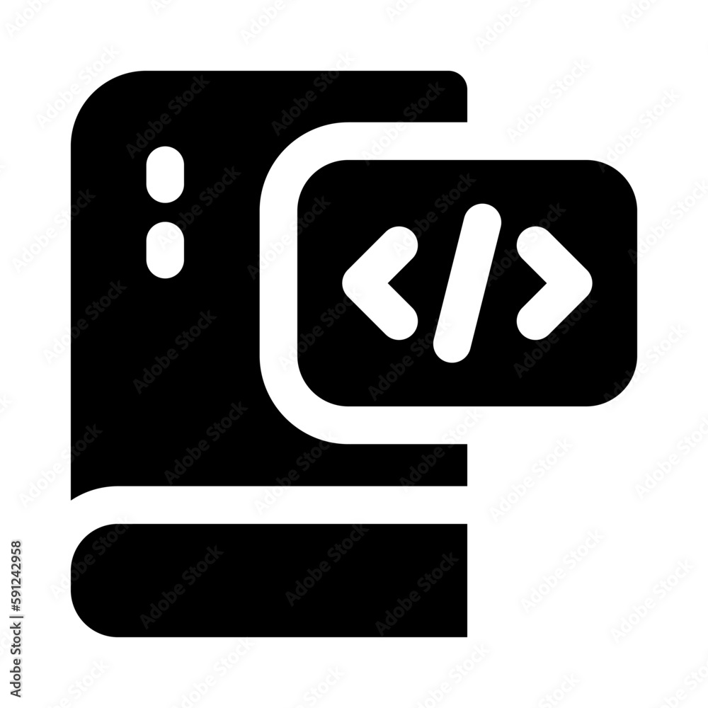 book icon for your website, mobile, presentation, and logo design.