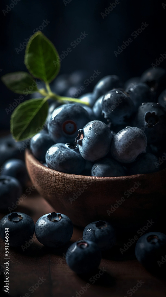 Delicious blueberries Delicious blueberries