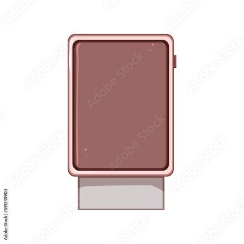 technology compact photo printer cartoon vector illustration