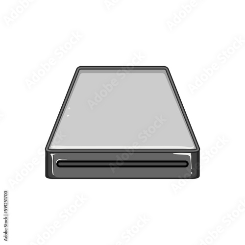 device compact photo printer cartoon vector illustration