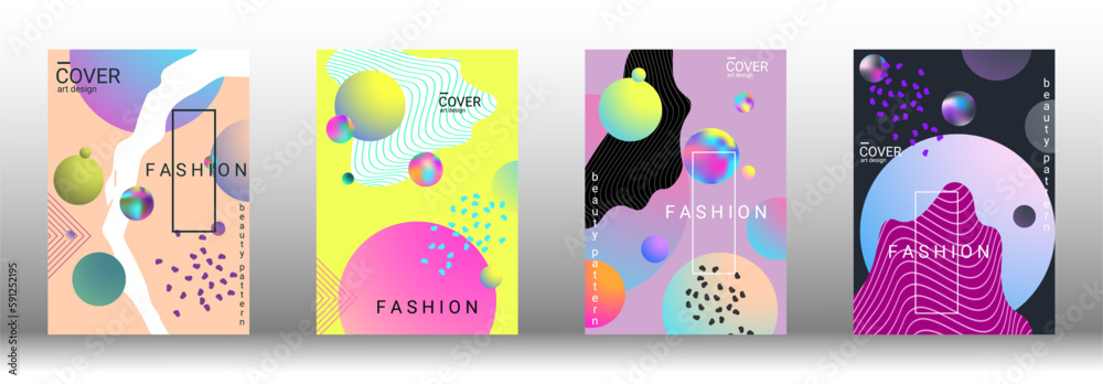 Future futuristic template with abstract forms for banner design, poster, booklet, report, journal.
