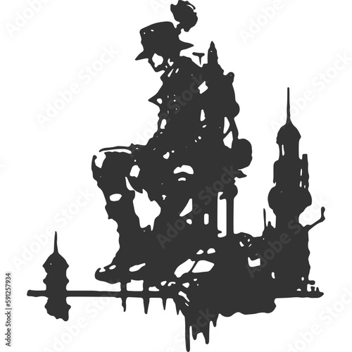 Inventor's Protege Vintage Illustration Vector