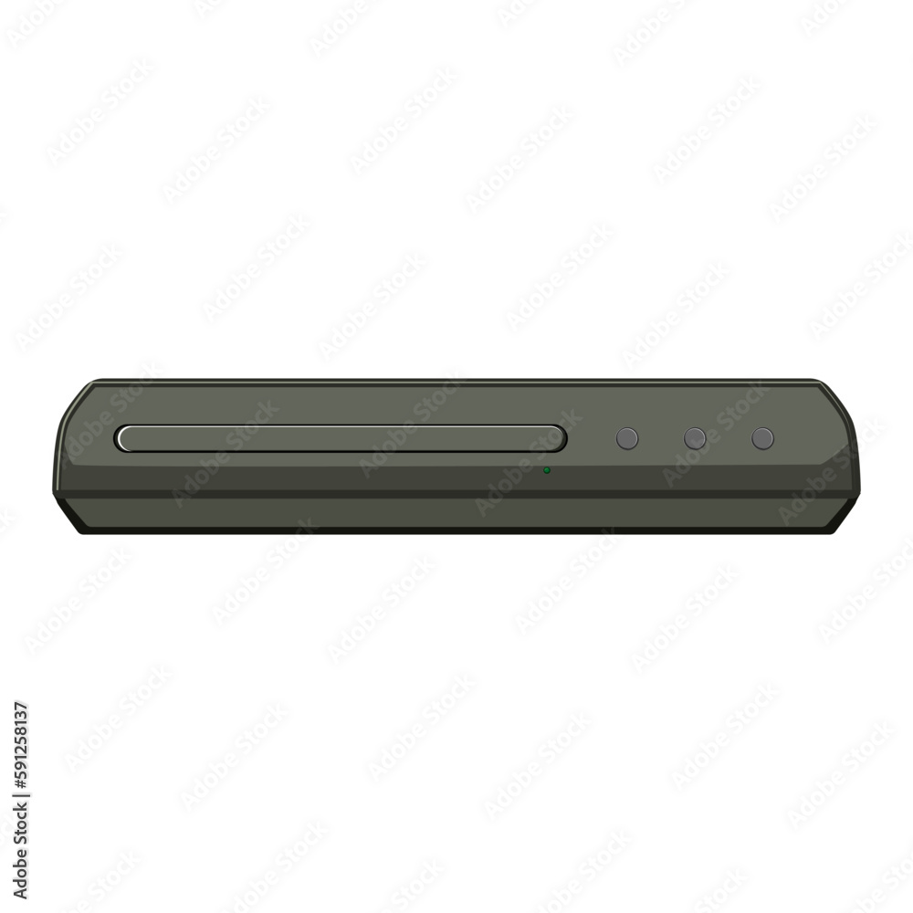 disk dvd player cartoon vector illustration disk dvd player cartoon vector illustration