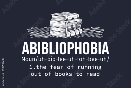 Funny Reading Bookworm Reader Abibliophobia Gift T-Shirt
