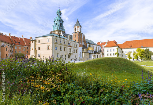 The Wawel Cathedral in Krakow, Poland
