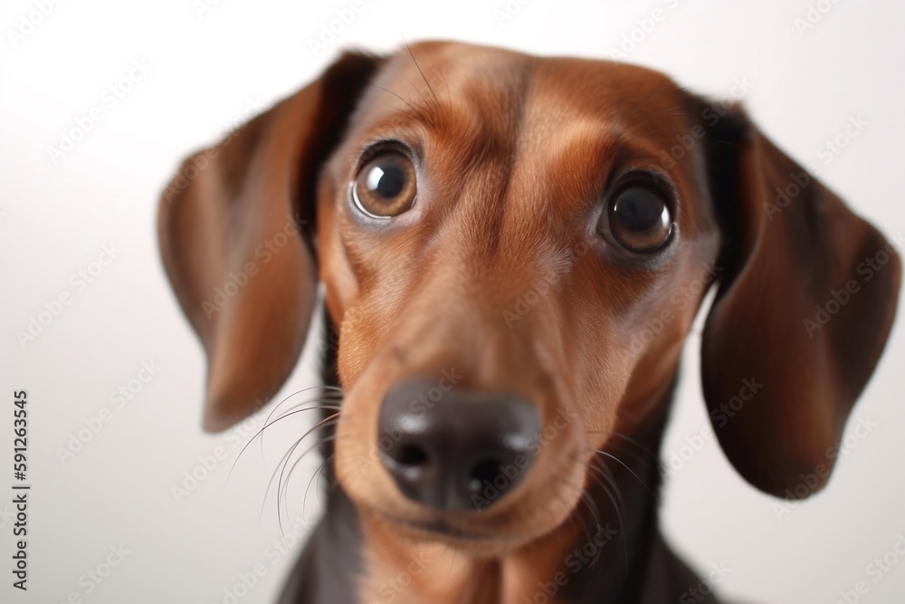 dachshund dog portrait