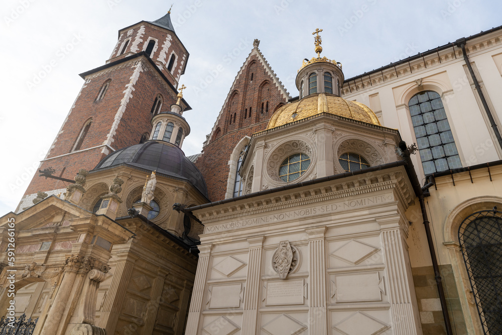 Fototapeta premium The Wawel Cathedral in Krakow, Poland