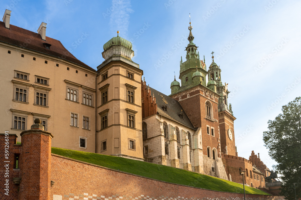 The Wawel Cathedral in Krakow, Poland