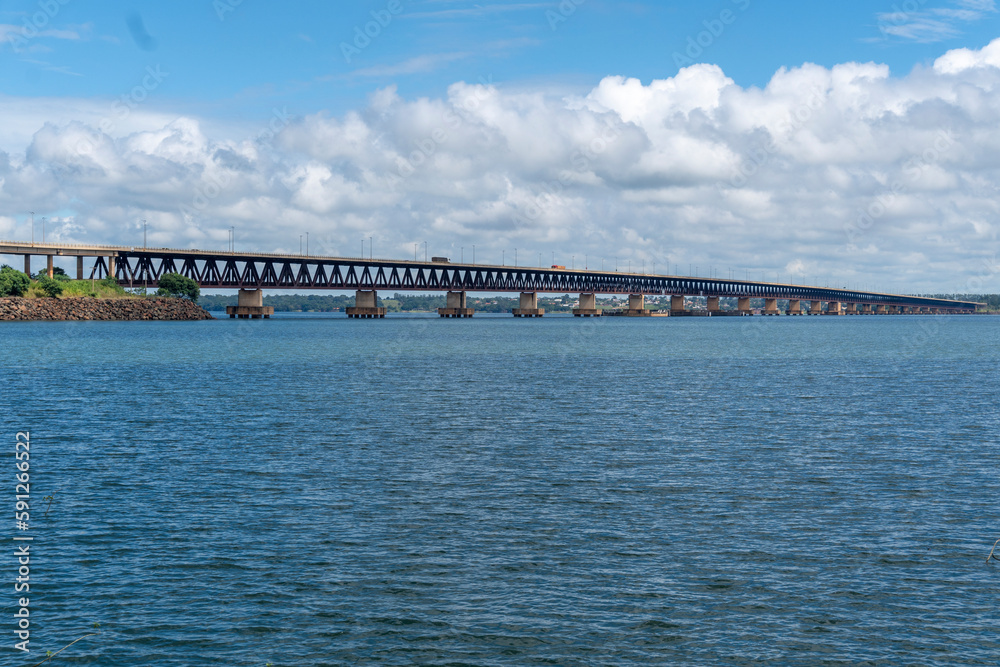 Rollemberg-Vuolo Road and Rail Bridge inland Brazil Rollemberg-Vuolo Road and Rail Bridge inland Brazil